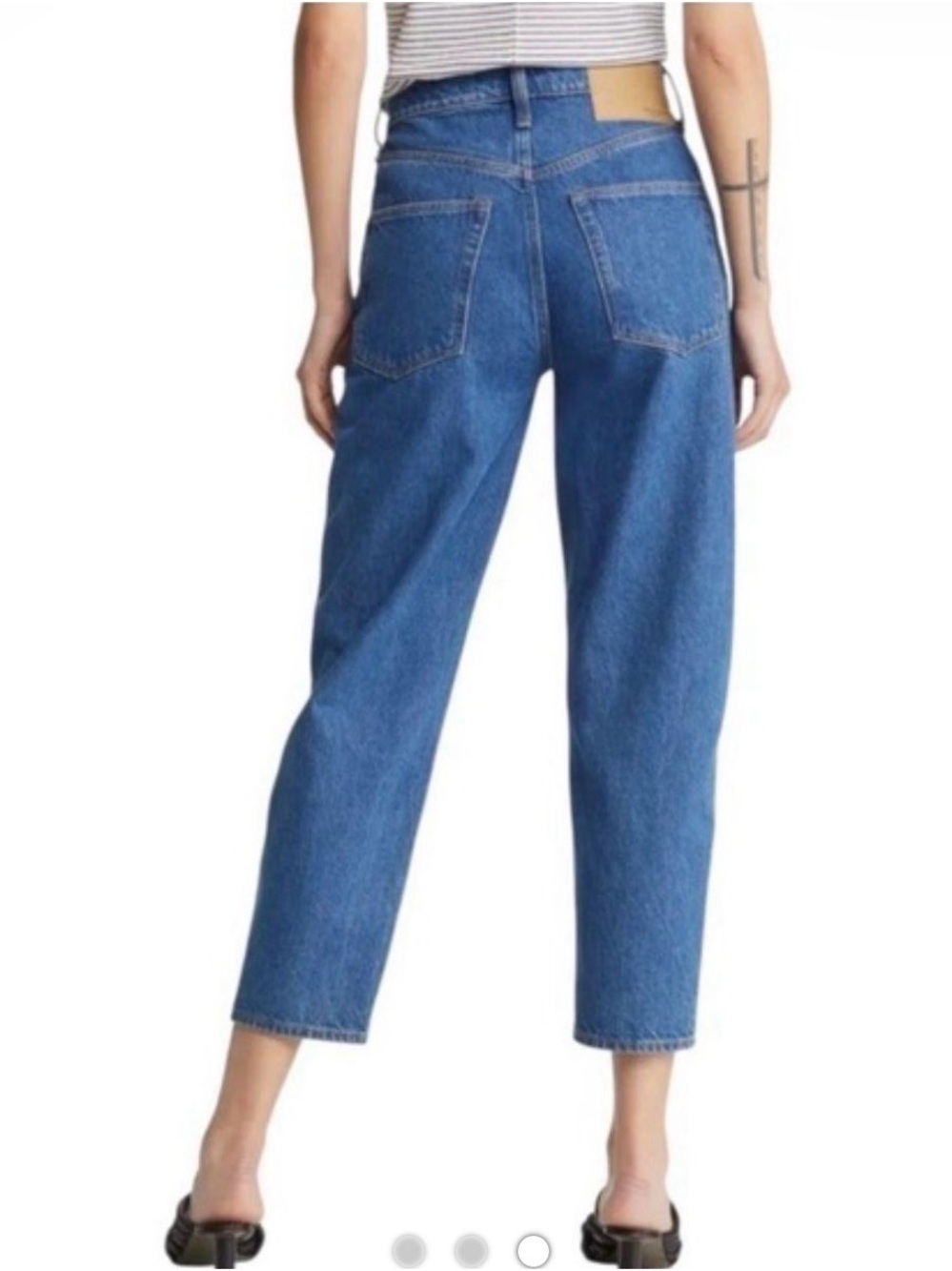 rag & bone high rise barrel Jean